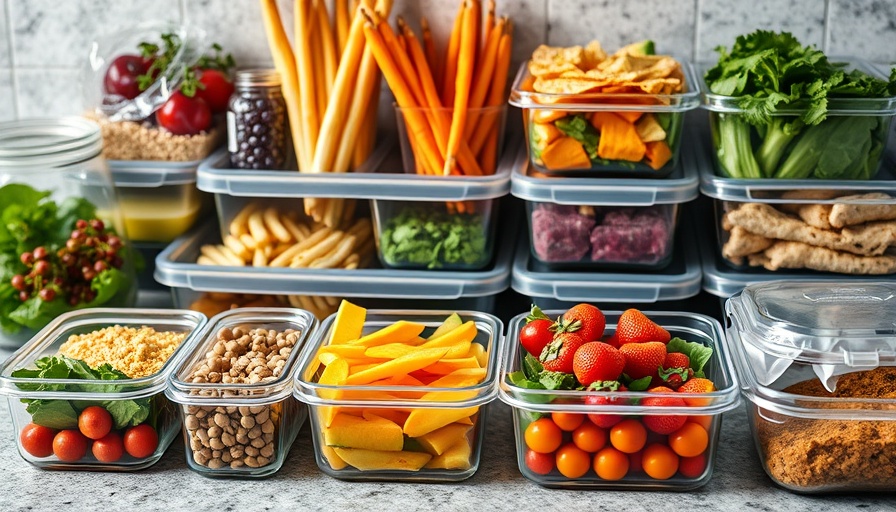 Protein-rich meal prep in glass containers for increasing protein intake with GLP-1 drugs.