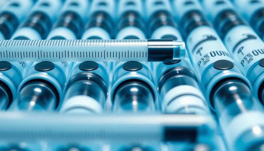 Macro shot of syringes related to FDA drug approvals.