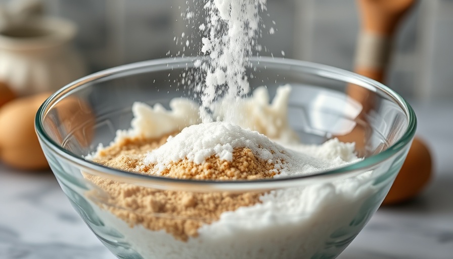Close-up of ingredients for healthy eating recipe in a bowl.