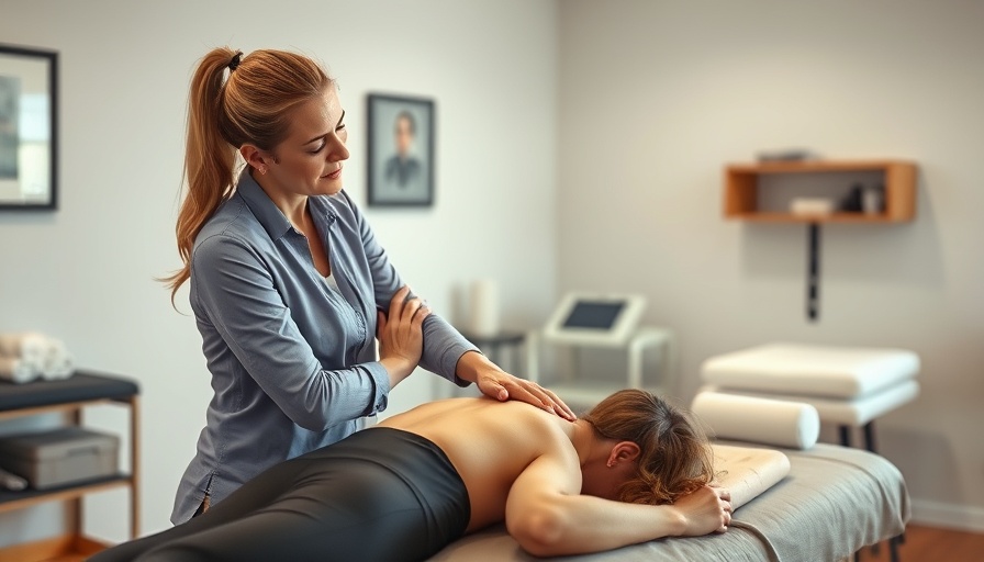 Chiropractor adjusting woman for neck and back pain relief.