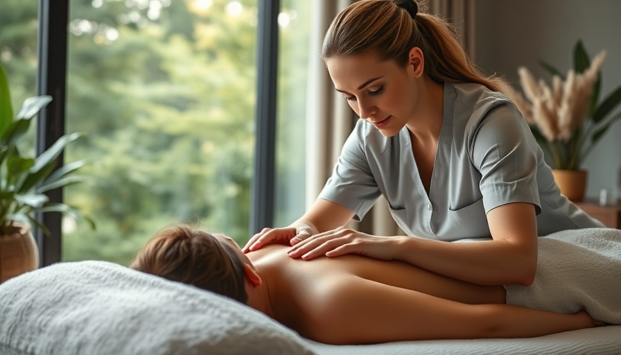 Female therapist giving back massage, addressing why neck and back pain issues