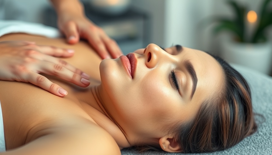 Therapeutic massage session for neck and back pain relief.