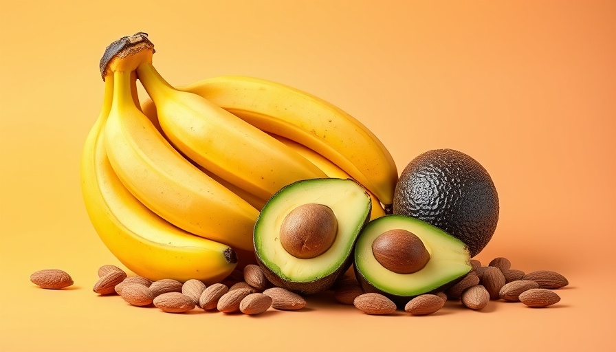 Best foods for runners: bananas, avocado, almonds.
