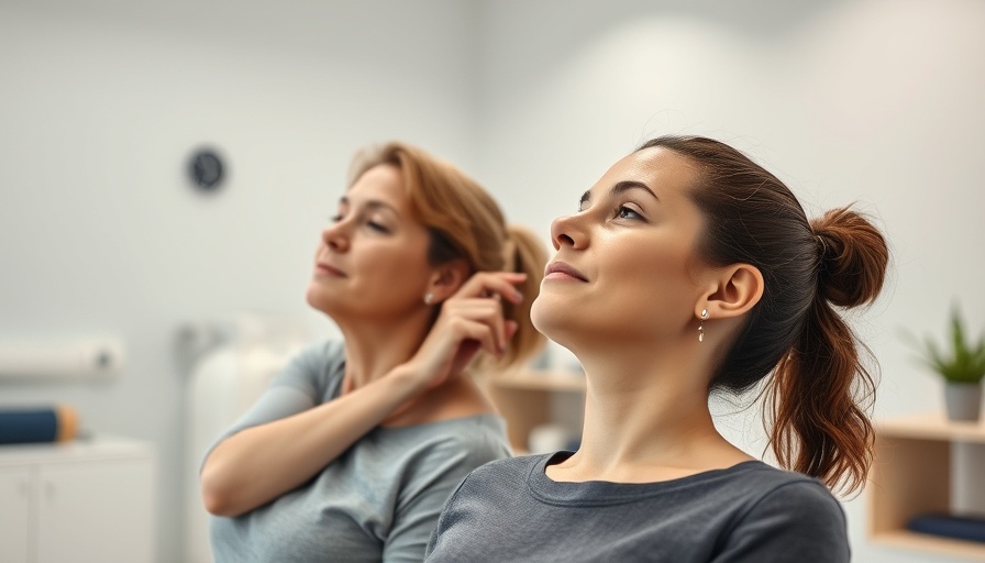 Physical therapy session addressing neck and back pain.