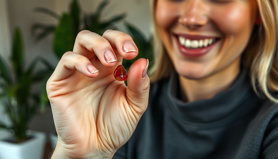 Science of blisters explained by woman with blister close-up.