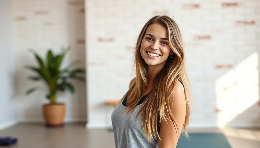 Young woman discussing deep core muscles with a smile.