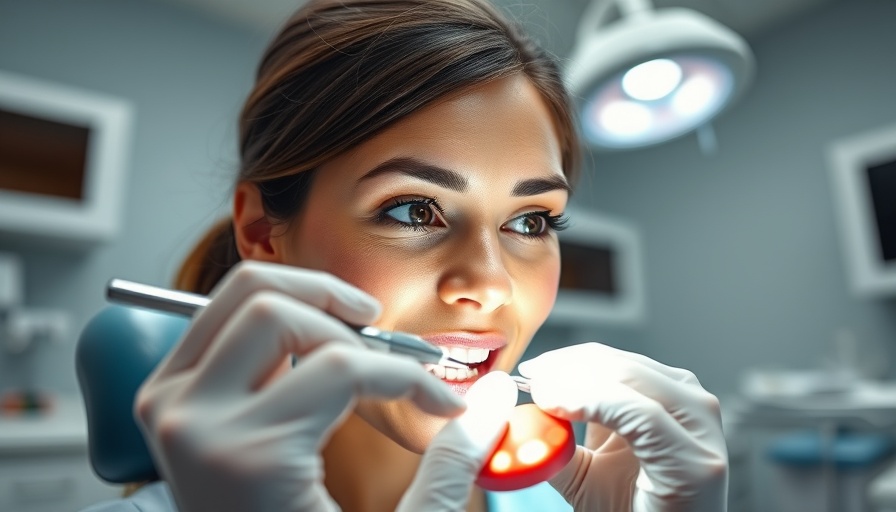 Dental check-up highlighting importance of flossing for bleeding gums.