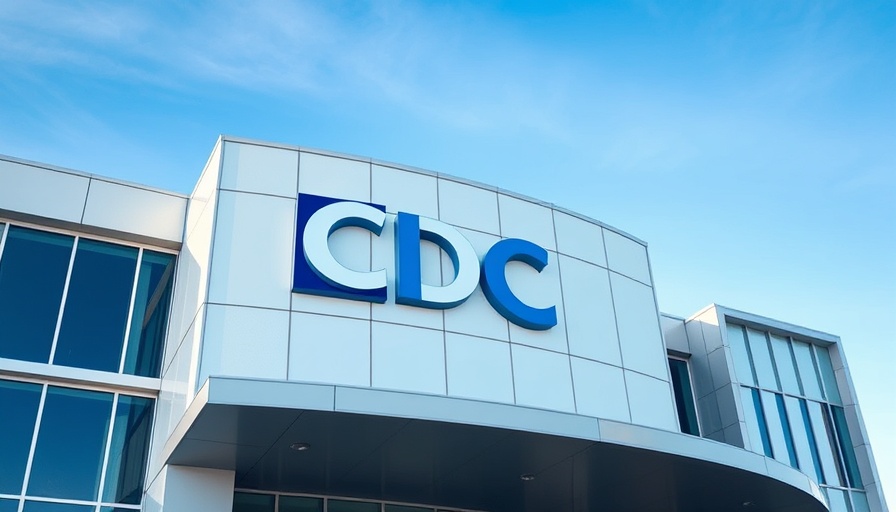 CDC building representing childhood vaccine schedule guidance.