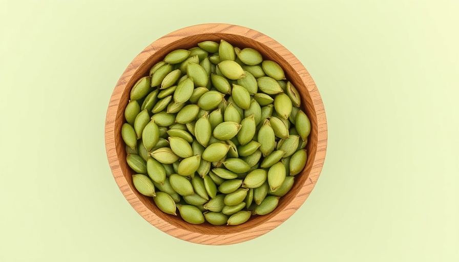 Healthy eating concept with pumpkin seeds in a bowl