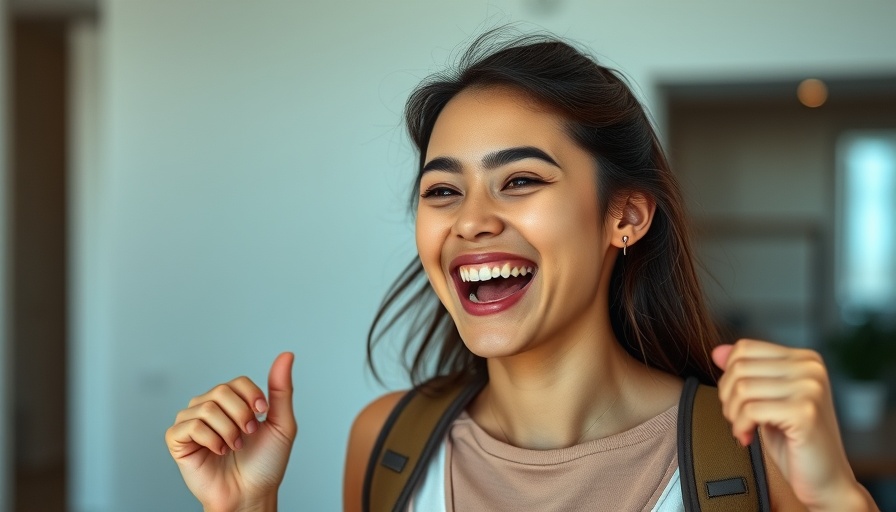 Energetic young woman preparing for an active recovery walking workout.