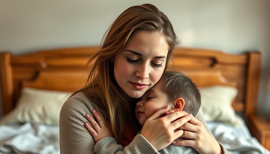 Young woman embracing child highlighting extended breastfeeding benefits.