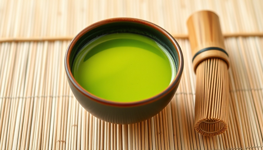 Matcha vs. Green Tea Health Benefits comparison image.
