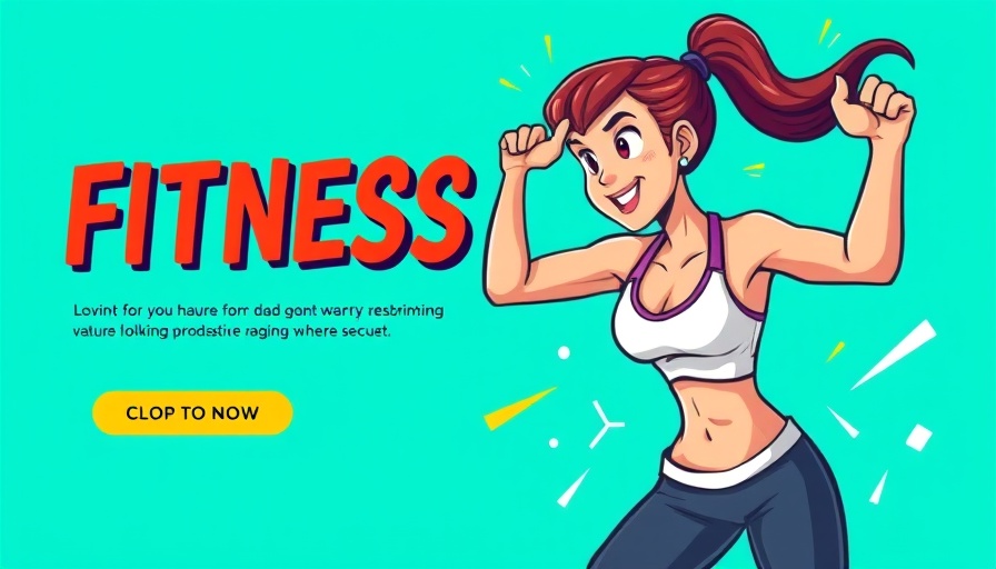 7-Minute Belly Fat Workout illustration with vibrant energy.