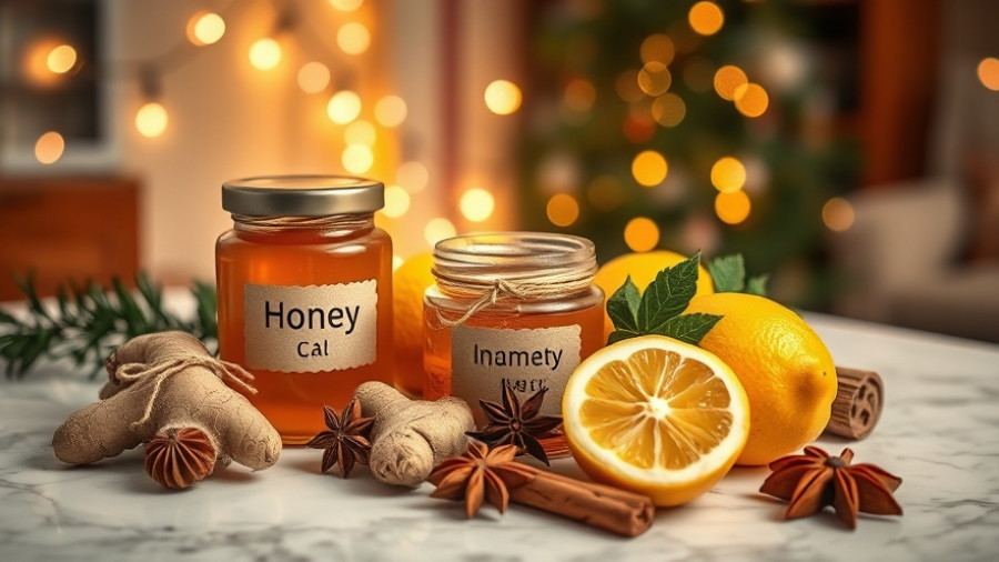 Winter immunity boosters including honey, ginger, and lemon for a strong immune system this winter.