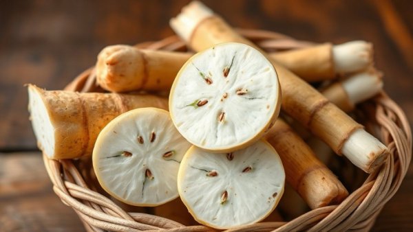 Taro roots in basket; is taro safe for dogs?