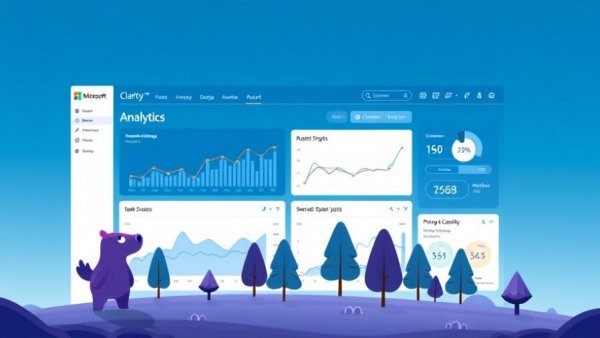 Digital Microsoft Clarity dashboard interface for third-party publishers.