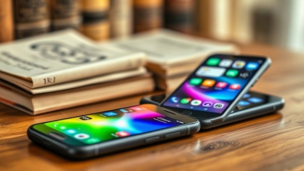 Sleek iPhones showcased as best for 2026, vivid displays, on table.