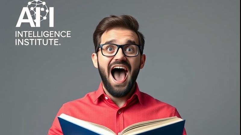 photo realistic of a guy excited about his business book