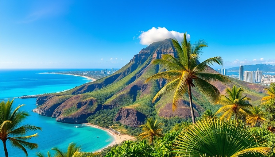 Scenic Diamond Head view highlighting Oahu luxury real estate market.