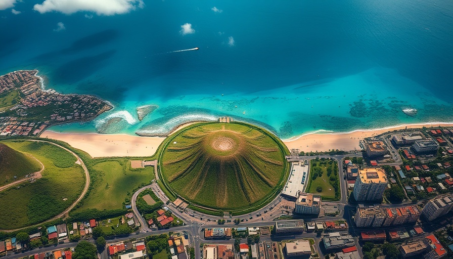 Spectacular view of Diamond Head and Oahu landscape July 2025