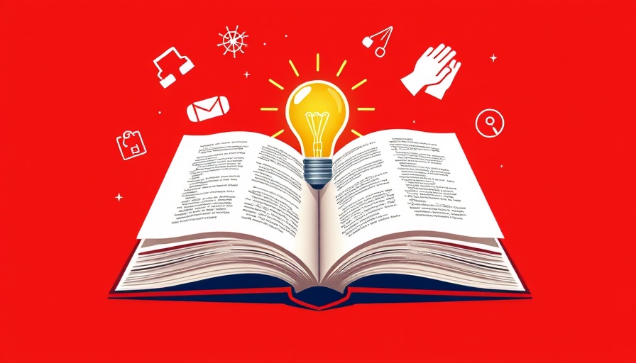 Graphic of storytelling concept in content marketing.