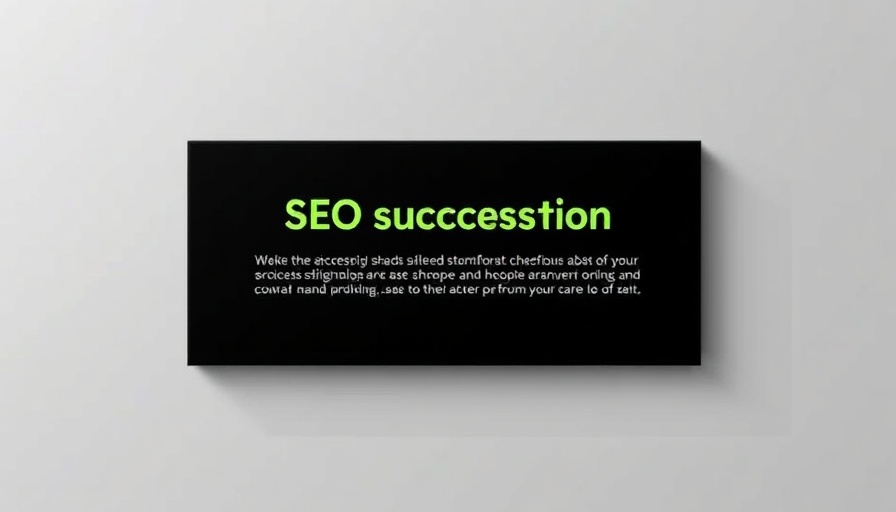 Minimalistic digital banner highlighting SEO strategies for restaurants