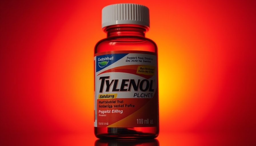 Vivid Tylenol bottle under dramatic lighting illustrating brand crisis.