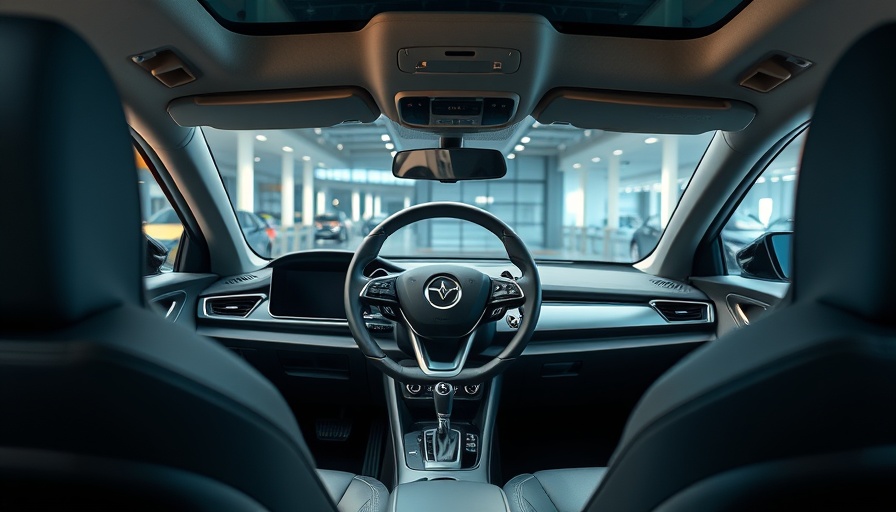 Automotive Reputation Management - Modern car interior showcasing dashboard.