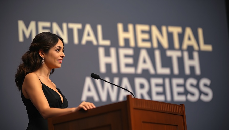 Couple speaking at mental health event, emphasizing Social Media's Impact on Youth