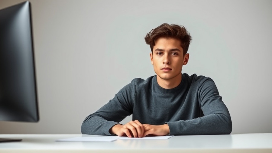 Confident young man sitting at a desk, Agile Metrics that Matter.