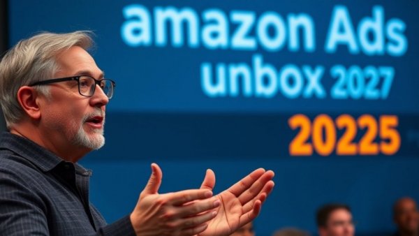 AI-powered advertising tools Amazon presentation at UnBoxed 2025.