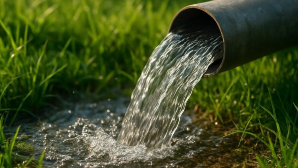 Wastewater pipe affecting meat and poultry prices.