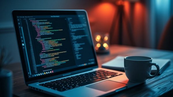 Laptop displaying Copilot pricing changes and code.