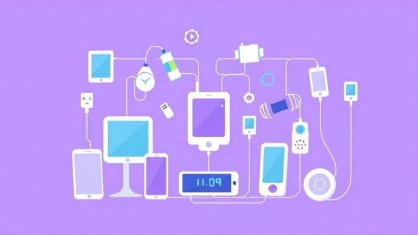 Aging in place concept with health technology devices and smartphone.