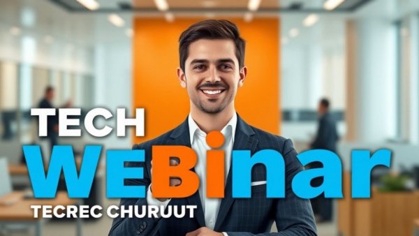 Agile Project Management webinar banner with professional presenter.