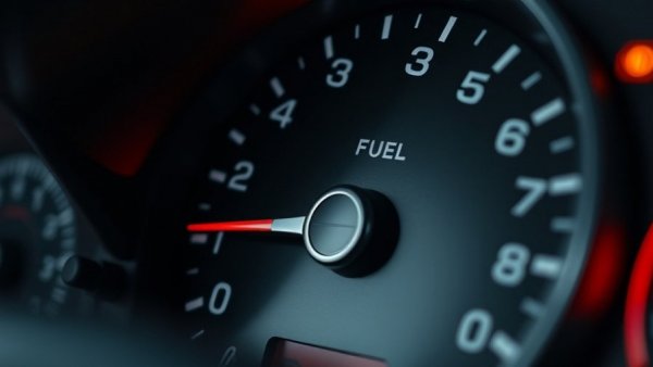 Vehicle fuel gauge showing empty, symbolizing rising energy costs.