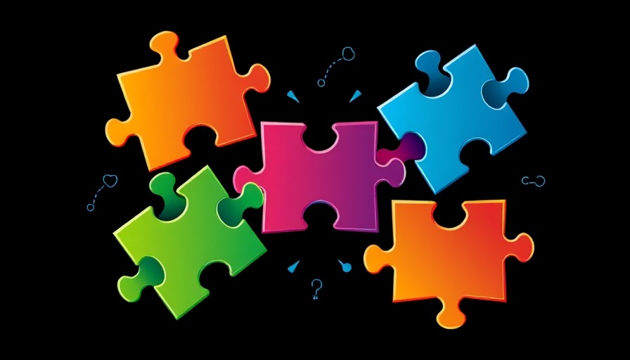 Colorful communication puzzle pieces representing assertive communication