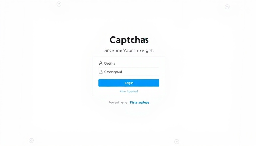 Account security login page with CAPTCHA verification.