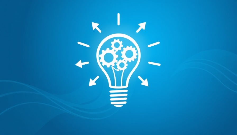 Simplified software delivery graphic with light bulb and arrows.