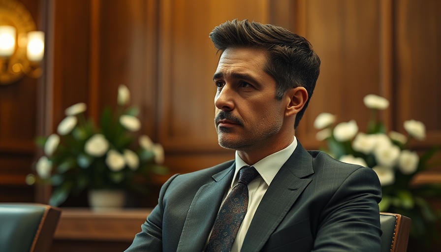 Thoughtful man in suit during a formal meeting, related to Nico Rios Social Media Controversy.