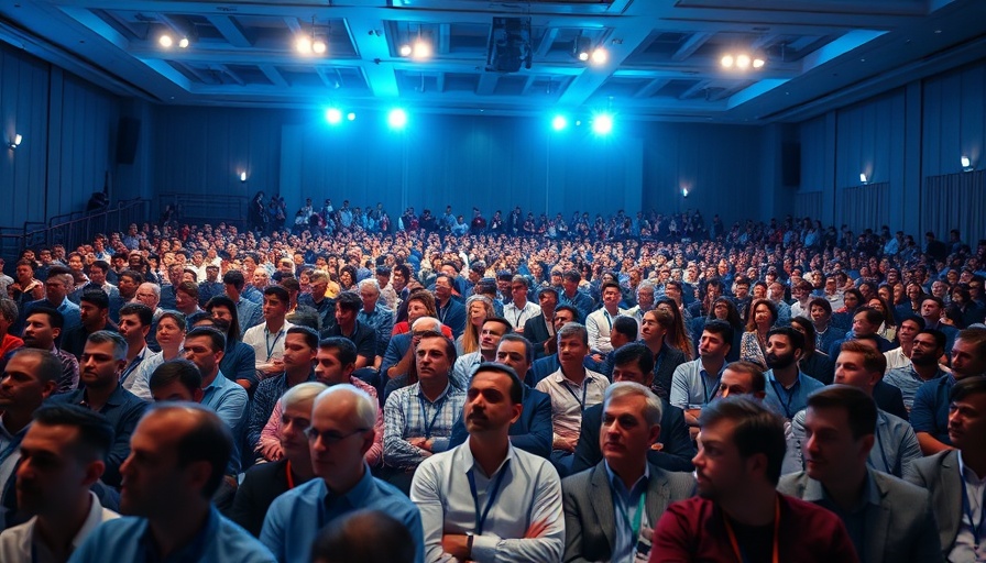 Leadership Conferences in 2025, large audience in a conference hall.