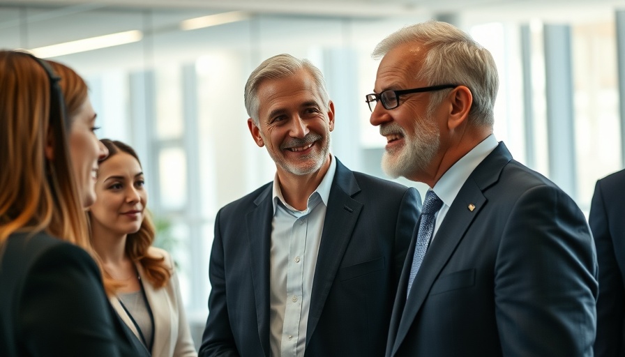 Smiling older man in meeting, Building a Leadership Legacy.