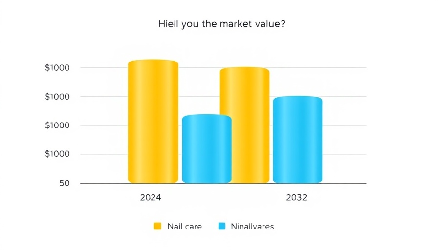 Nail Care Market Growth chart showing CAGR of 5.3% from 2024 to 2032.