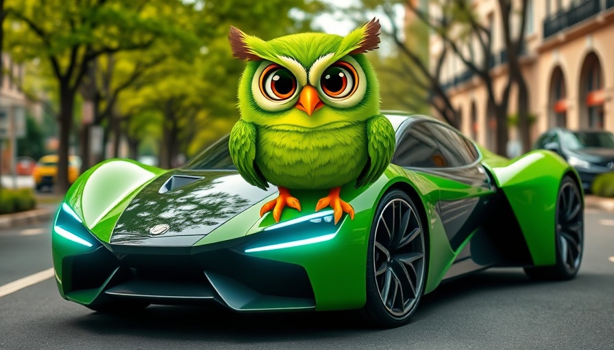 Humorous Duolingo Marketing Strategy illustration with green owl.