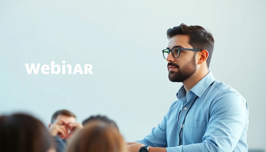 Webinar banner for Agile Project Management in Data Careers, featuring trainer.