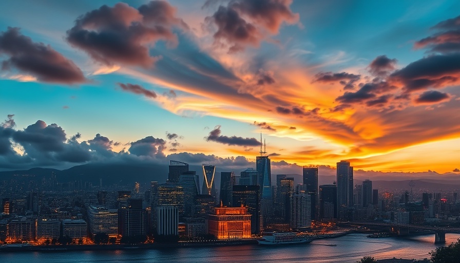 Dusk cityscape showcasing Airbnb investment plans 2025 potential.