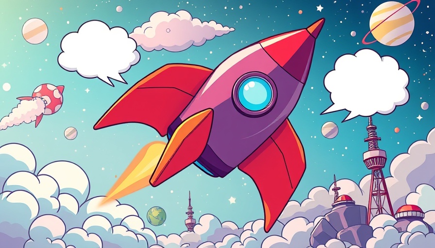 Colorful cartoon rocket launch illustrating AI models hallucination rates.