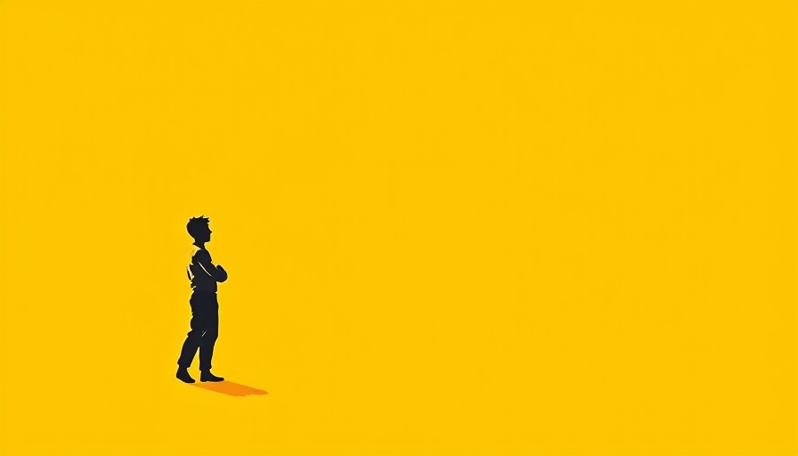 Leadership inspiration image with a small figure and large shadow