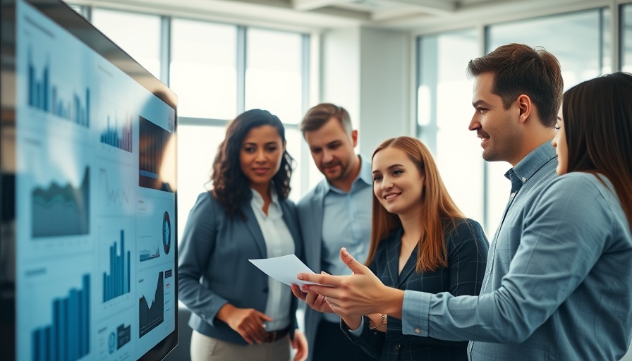 Professionals discuss B2B digital selling tactics in 2025 using charts.
