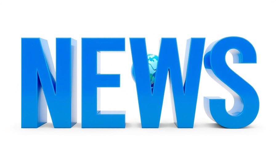3D blue 'NEWS' with globe on white background.